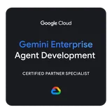 Certified Partner Specialist Gemini Enterprise Agent Development badge