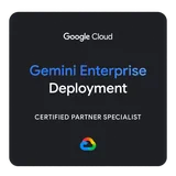 Certified Partner Specialist Gemini Enterprise Deployment badge